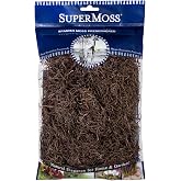 SuperMoss (26956) Preserved Spanish Moss &ndash; Decorative Moss for Crafts, Potted Plants, Fairy Gardens, Vase Filler, Floral Arrangements &amp; Indoor/Outdoor Garden Projects, 120 cu in, Coffee