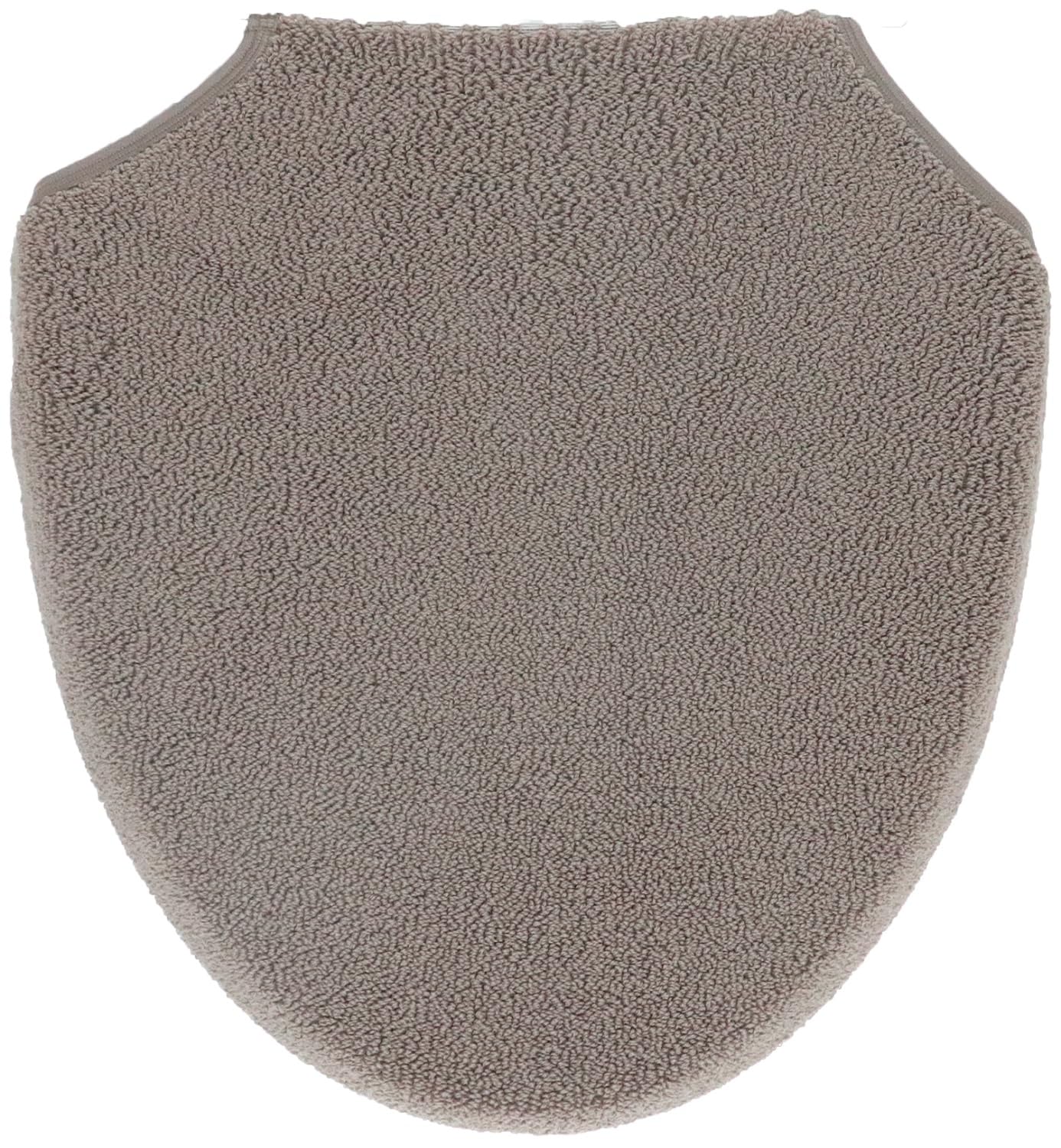 カキウチ トイレフタカバー 洗浄 暖房型 幅34×奥行38×高さ2cm ブラウン 伸縮自在 キレイにフィット フック調節バー付き SELECT JUST FIT商品画像