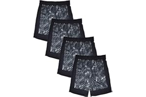 Andrew Scott Boys 7 Pack Active Performance Mesh Style Basketball Sport Shorts