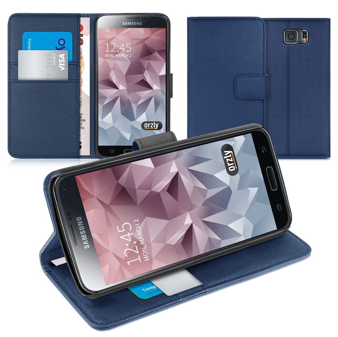 Orzly® Multi Function Wallet Stand Case for SAMSUNG GALAXY S FUNDA 