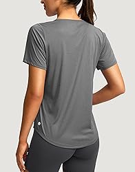 Women's Short Sleeve Workout Shirts Breathable UPF