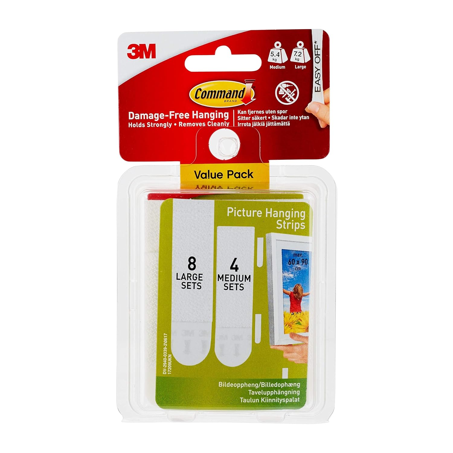 3M New Command Picture Hanging Strips (Pack of 24) Amazon.in Office