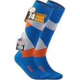 SAMSOX Merino Wool Ski & Snowboard Socks, Made in USA, 74% Merino Wool, Midweight Full Cushion Ski Socks for Men & Women