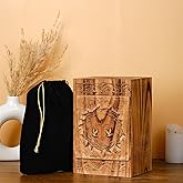Keepsake Urn for Ashes Male Female Handmade Wooden Cremation Urns for Human Ashes 45 Lbs Suitable for Man Adult Women Decorative Funeral Favors Burial Urns Hashcart®
