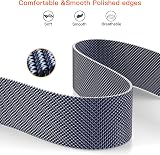 Yoohoo Straps for Fitbit Versa 3/4 Sense 2 Stainless Steel Double Magnetic Blue view 3