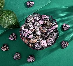 20 PCS Rhodochrosite Natural Heart Healing Crystals