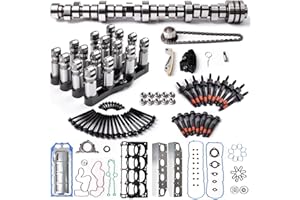 TREXCAR 5.7L Engine MDS HEMI Lifters Cam Timing Chain Kit & Oil Pan Gasket Overhaul Kit Fits for 2009-2018 Dodge Ram 1500 V8 Part# 53022263AF 53022316AC