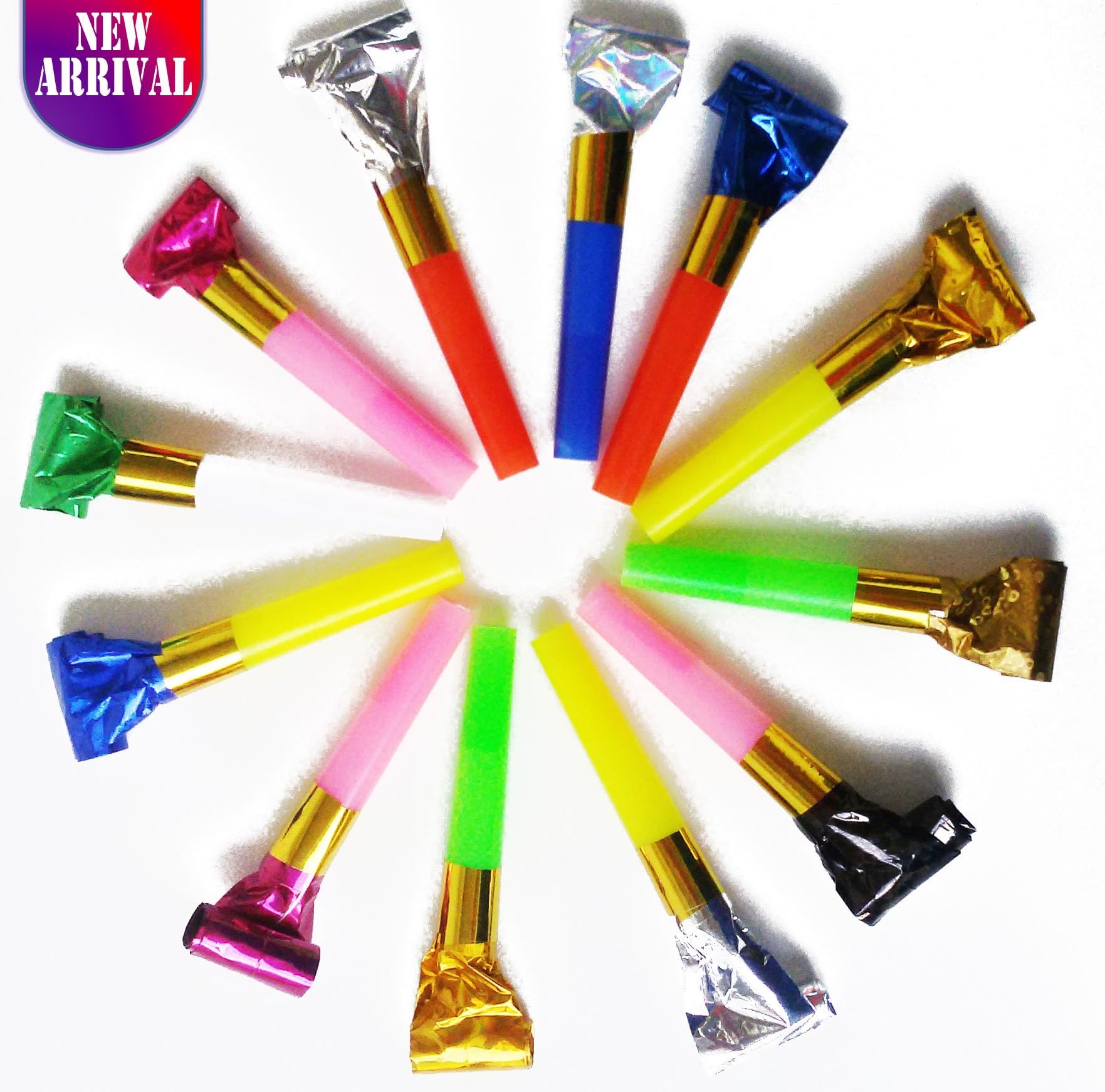 72 ct DJ Party Blowers With Noise / Squawkers / Party Supplies / Party Favors / Party Blowers