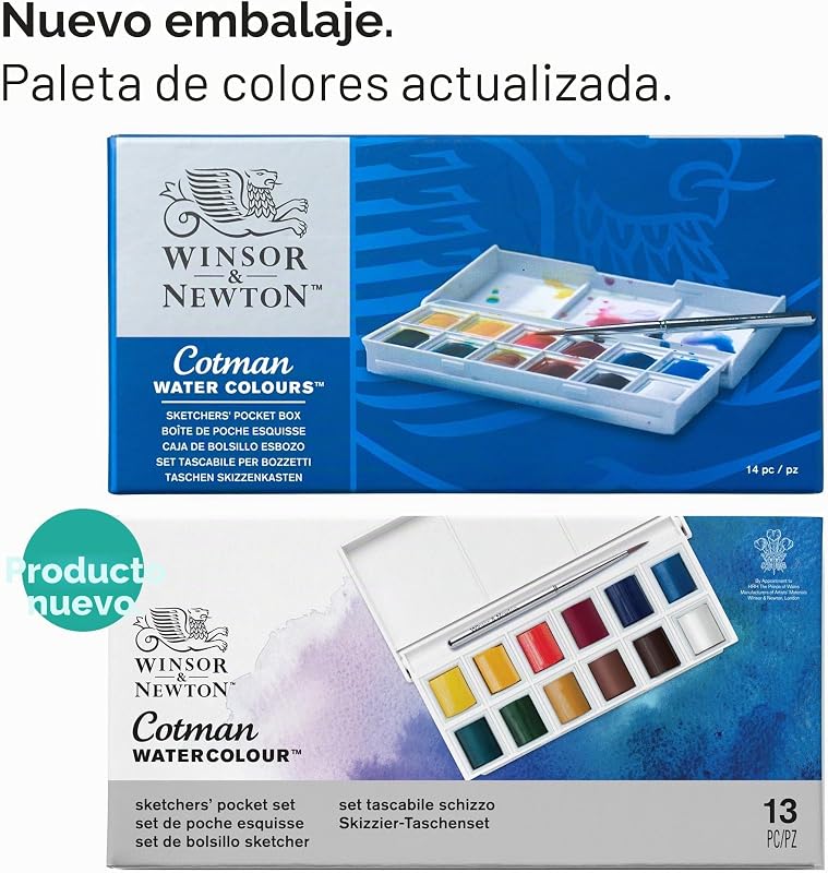 Set de acuarelas CotMan, surtido de colores, 1set — foto 2 de 8
