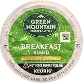 Green Mountain Coffee Breakfast Blend K-Cup Packs, 24 Count (Pack of 4) (Packaging May Vary)