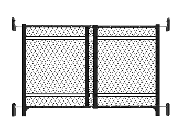 INGENUITY DOORWAY 42W SERIES DOG AND BABY GATE, INDOOR OUTDOOR, WON’T RUST OR FADE, PLASTIC PANEL, FITS 23-42″ OPENINGS, 24” TALL