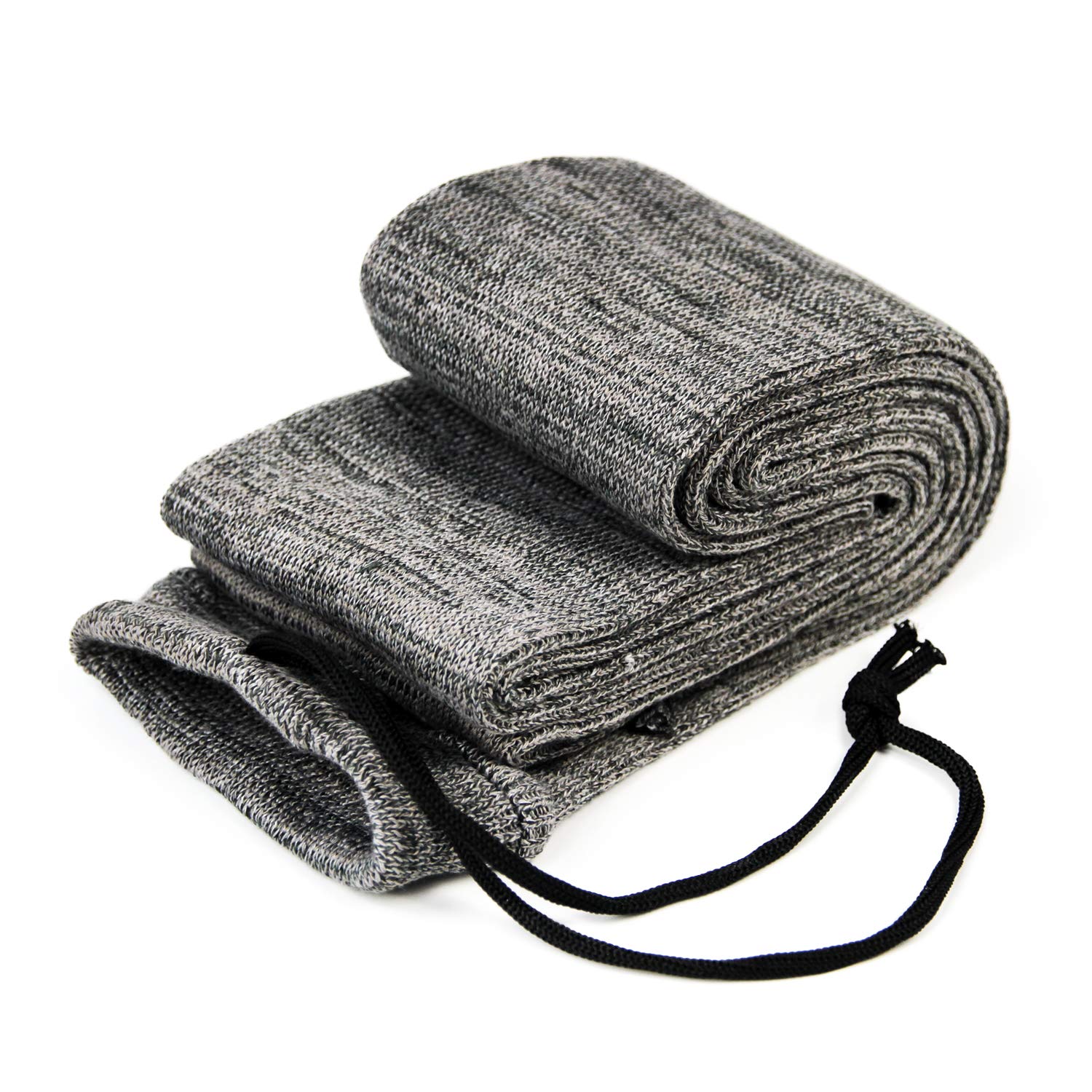 GUGULUZA 68" Archery Bow Bag Case Sock Sleeve for Long Bow Storage Silicone Treated Fabric Gray