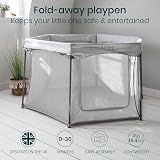 Tutti Bambini Foldable Baby Playpen with Mesh Walls & Travel Bag - Silver view 2