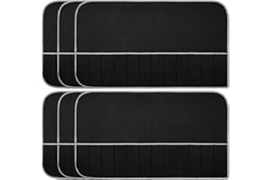 Flatware Storage, Anti Tarnish Silver Storage Bags 6Pcs 12 Slot Silverware Dustproof Foldable Flatware with White Ribbon Port