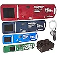 Welch Allyn 5098-30 Gauge and Multi-Cuff Kit with FlexiPort One Piece Child-Print, Small Adult and Large Adult Cuffs with Zipper Case