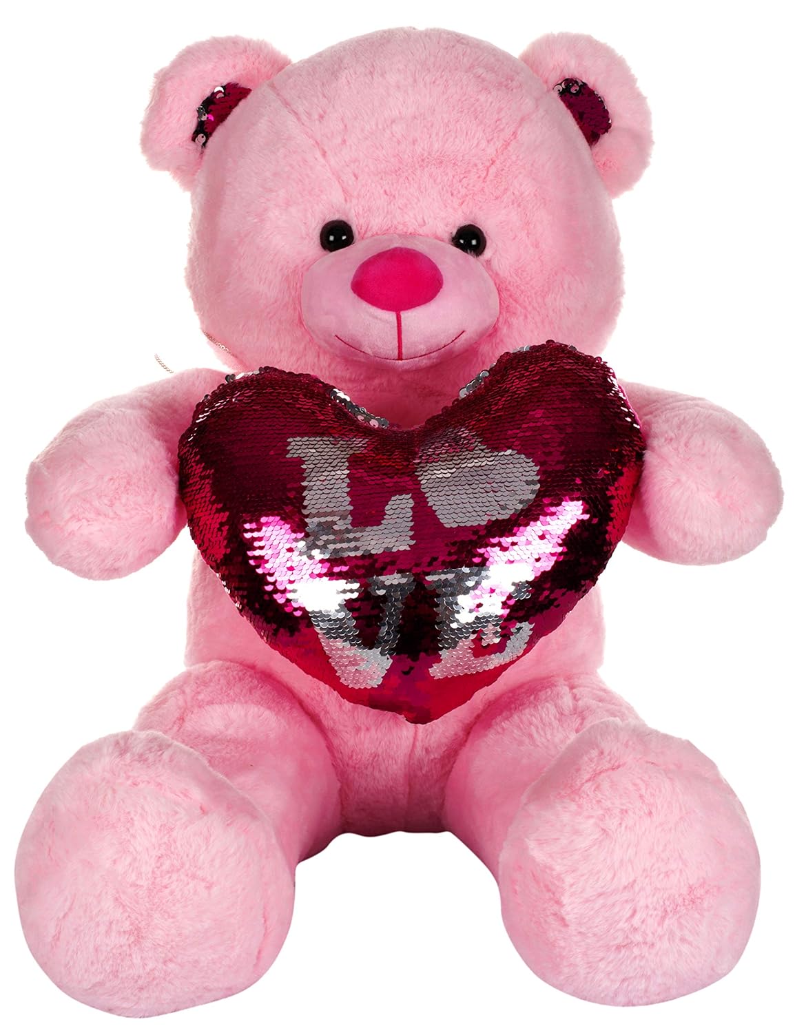 sequin teddy bear