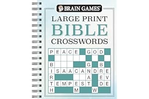 Brain Games - Large Print Bible Crosswords (Brain Games - Bible)