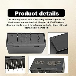 Pleoos 10-Pin 10383320 Hazard Warning & Turn Signal