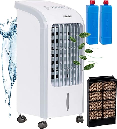 3in1 Mini Aircooler 4 Liter Kapazitat Mobile Klimaanlage 3 Geschwindigkeitsstufen Klimagerat Luftreiniger Klima Ventilator Luftkuhler Air Cooler Weiss Amazon De Baumarkt