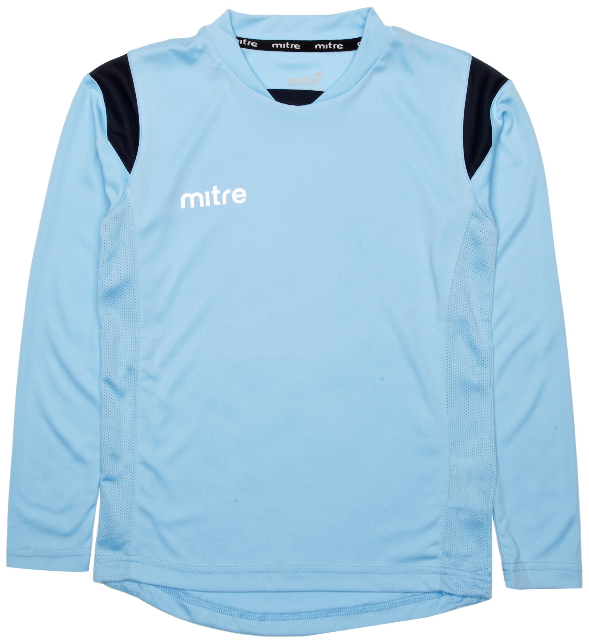 Mitre Kids Motion Football Jersey - Sky Blue/Navy, Medium/ 28-30 Inch