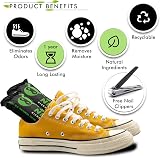 Ellis Harper Shoe Ninja Shoe Deodoriser 2pk Activated Charcoal Odour Remover view 3