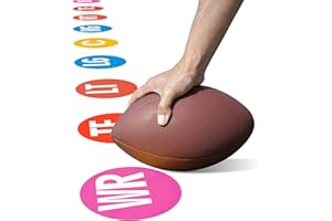 Eco Walker Football Lineman Splits Marker Flat Spot Markers for Positioning and Blocking Coaching Training