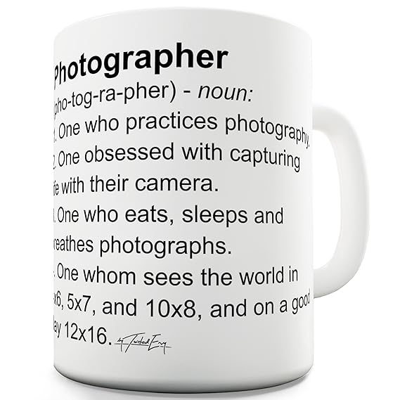 Meaning of Photographer Definition Novelty Mug Home & Kitchen