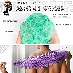 African Net Sponge Authentic - 2 Pieces Real