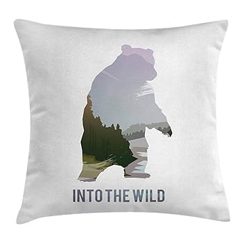 Amazon Com Ambesonne Cabin Decor Throw Pillow Cushion Cover By