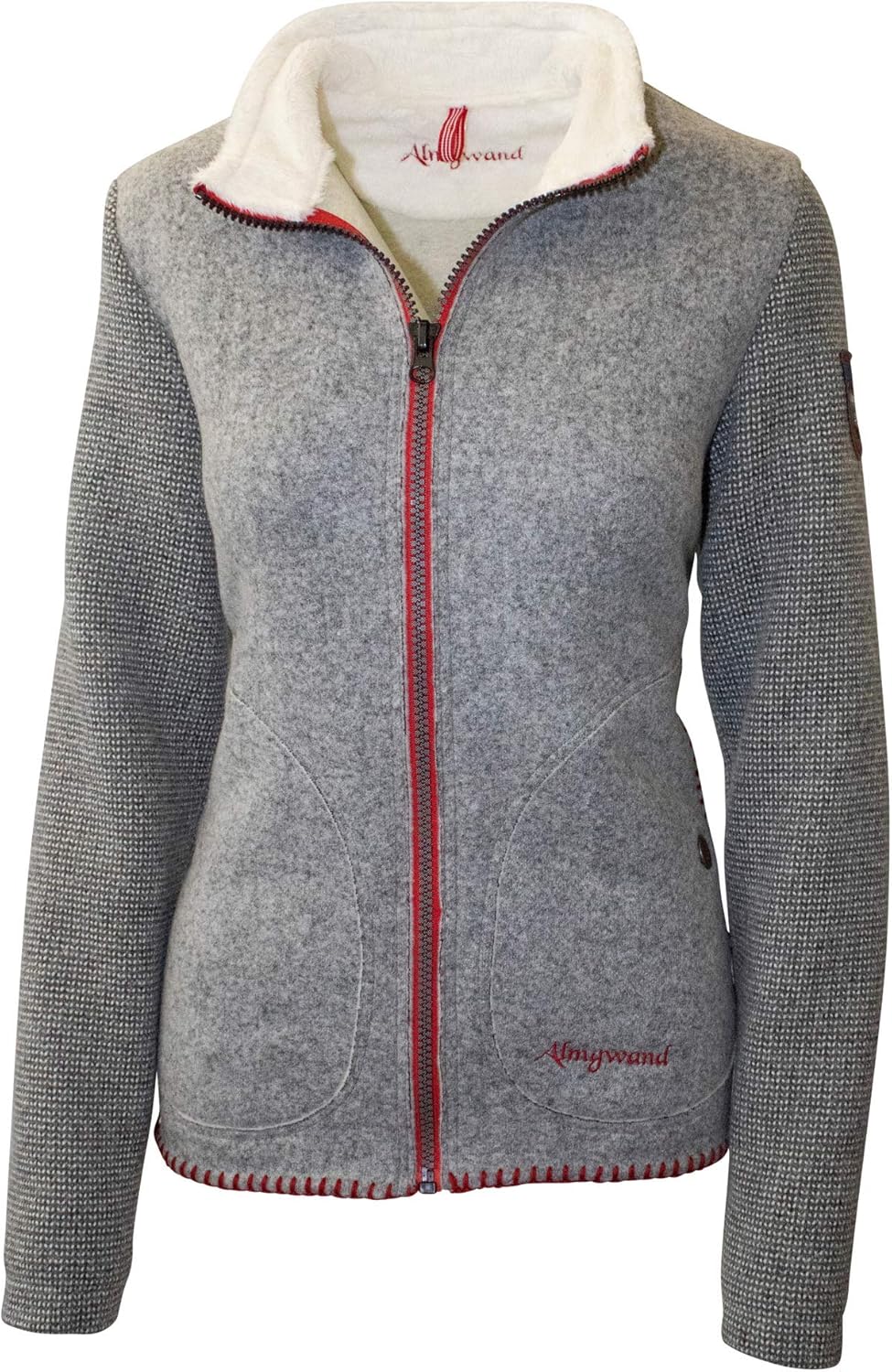 Almgwand Damen Gernkogel Jacke Strickjacke: Amazon.de ...