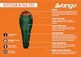 Vango Nitestar Alpha Sleeping Bag Duke of Edinburgh Recommended Ultralight Mummy view 5