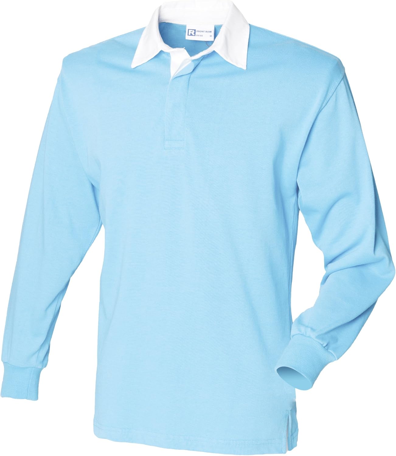 Front Row Long Sleeve Classic Rugby Shirt, 14 Colours, Small to XXL: Clothing