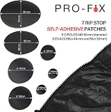 DJR PRO-FIX Ripstop Repair Patch Kit Dark Blue – Pre-Cut Self-Adhesive Patches view 3