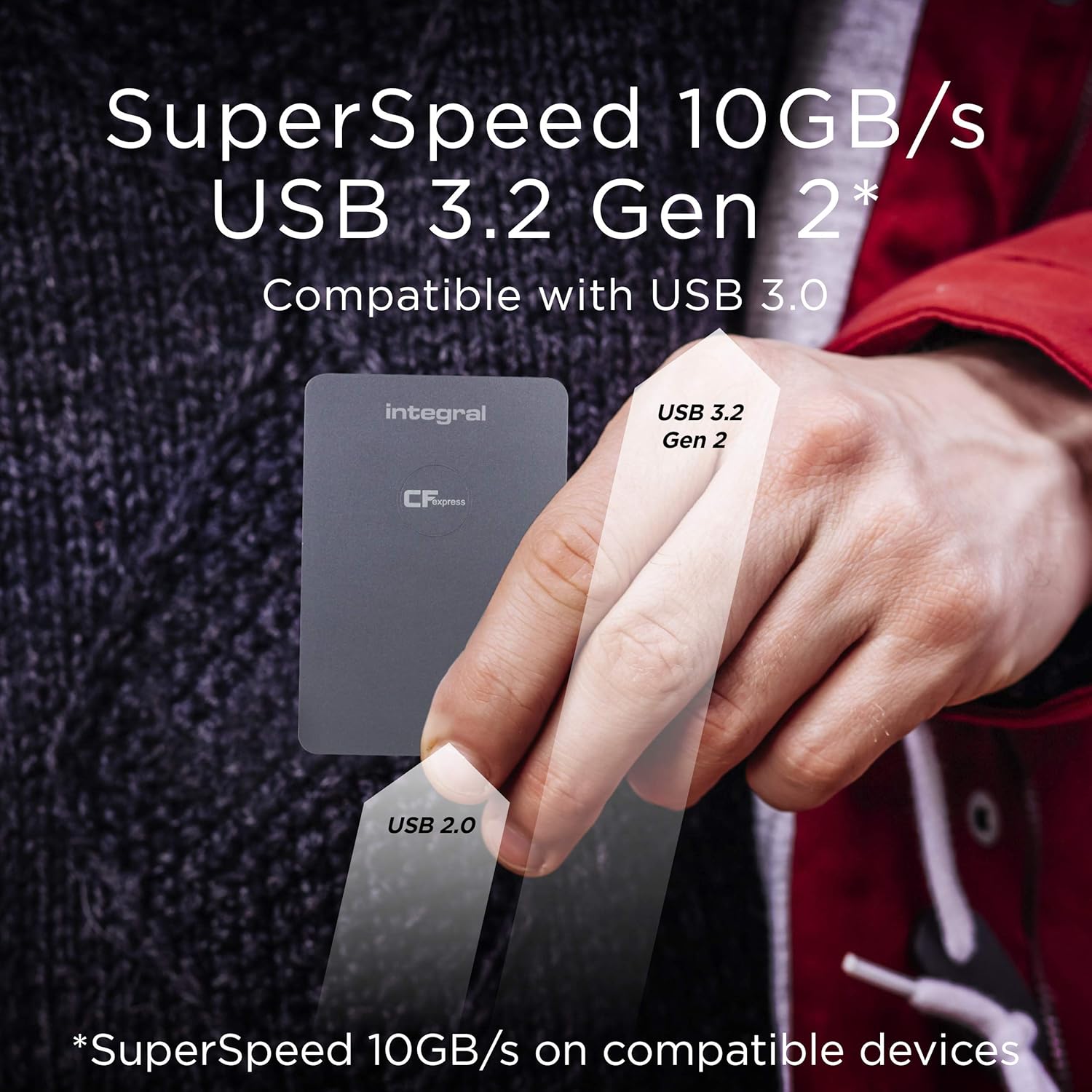 Integral CFExpress USB3.0 & USB Type C Memory Card Reader Adapter - Image 4