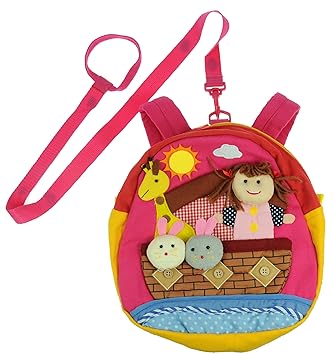 Namesakes Girls Backpack Bunnys Giraffe Rucksack For Kids