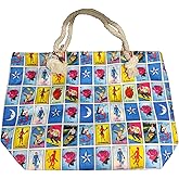 Beach Bag Loteria Rope Carry All, Shoulder Bag