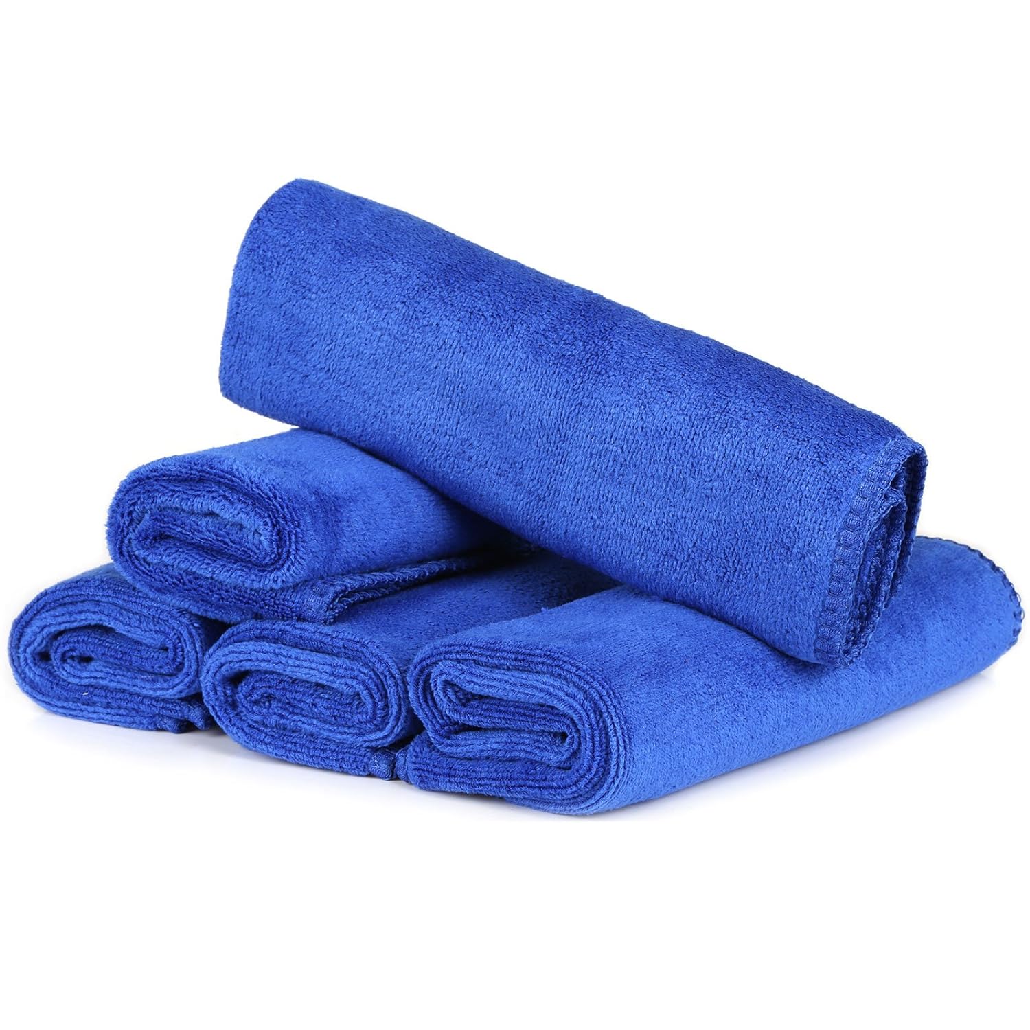 代引き手数料無料 Lihao 5パックマイクロファイバー車detailingクリーニング乾燥cloths ワイプタオル スーパー吸収性 Scratchフリー ブルー 40 Cm X 40 Cm B07czh5twt 残りわずか Vicka Moostash Co Il