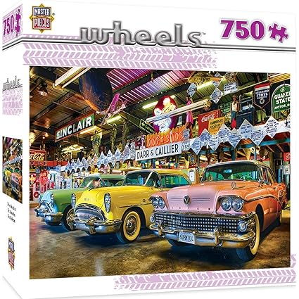 MasterPieces Wheels Collection Three Beauties Jigsaw Puzzle, 750-Piece