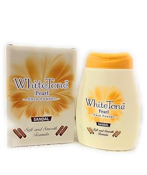 White Tone Pearl Face Powder with Sandal (30gms, Pack of 1)