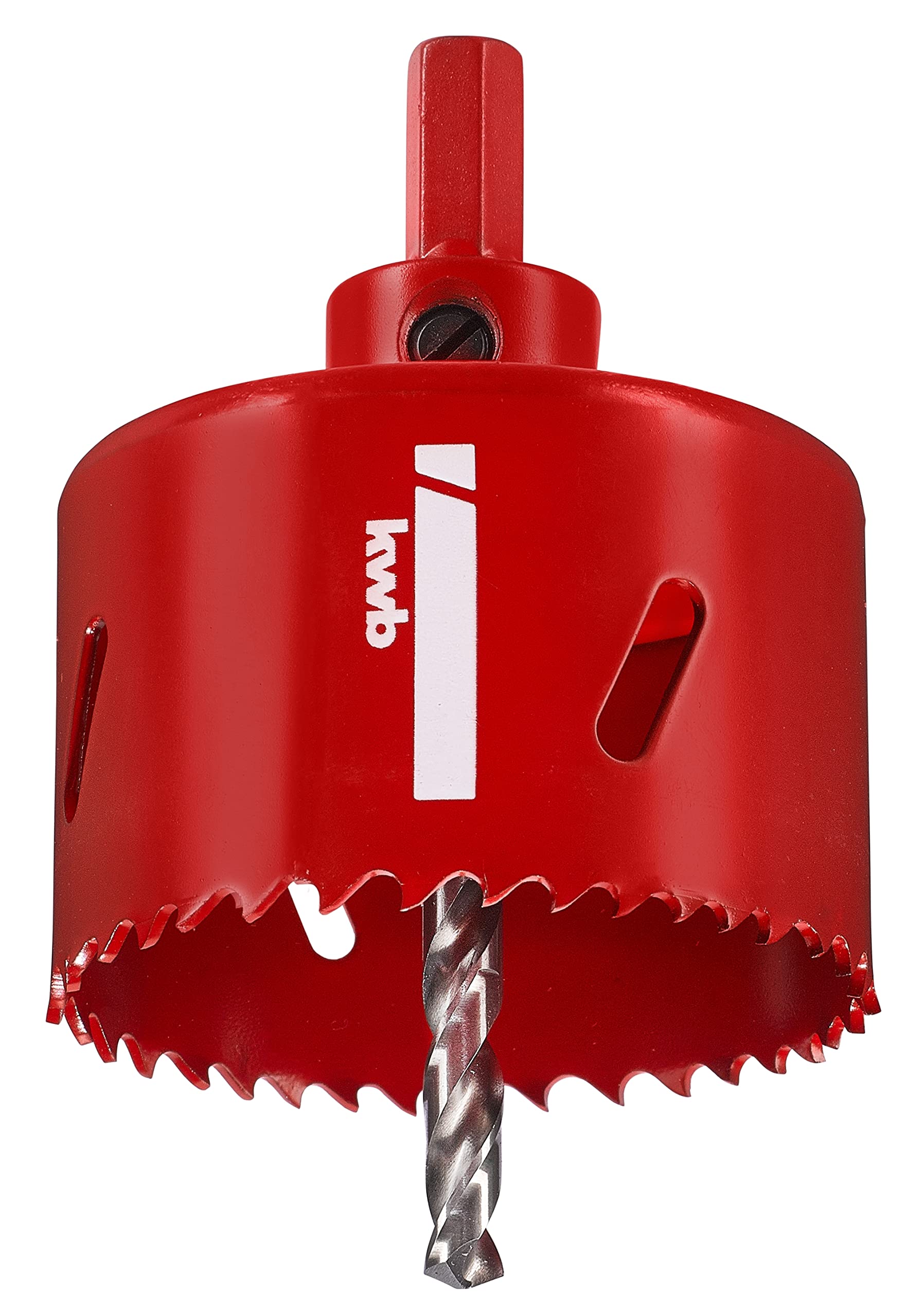 kwb Hss Bi-Metal Hole Saw Ø 65 Mm With Progressive Vario-toothing, High Precision, Hexagonal Shank, 38 Mm Cutting Depth and Centre bit