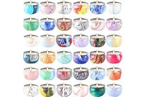 CAKETYCG 36 Packs Scented Candles Gift Set, Fragrances Candle for Women, 2.5 OZ Portable Jar Candle for for Spa, Yoga, Bath, Aromatherapy, Stress Relief
