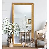 Chende Large Wall Mirror 60''x30'', Antique Gold Mirrors for Wall Decor Dining Room, Elegant Decorative for Living Room, Entryway, Firepalce, Bathroom