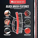 TDBS The Dustpan and Brush Store Wire Brush Twin Pack with Handles view 3