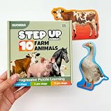 QUOKKA Puzzles For 2-3 Year Olds 8 Large Floor Puzzles Farm Animals view 8