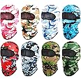 8 Pieces Sun Protection Balaclava Windproof Balaclava UV Protection Full Face Covering for Outdoor Sports