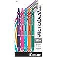 PILOT Acroball Colors Advanced Ink Refillable & Retractable Ball Point Pens, Medium Point, Black Ink, 5-Pack (31808)