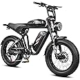 SAMEBIKE Peak 1800/3000W Electric Dirt Bike for Adults, 20" 4.0 Fat Tire Electric Electric Motorcycle for Adults with Speed 30/34 MPH Motor, Max Range 180 Miles, 48V 18/36AH Battery, SHIMAN0 7-Speed