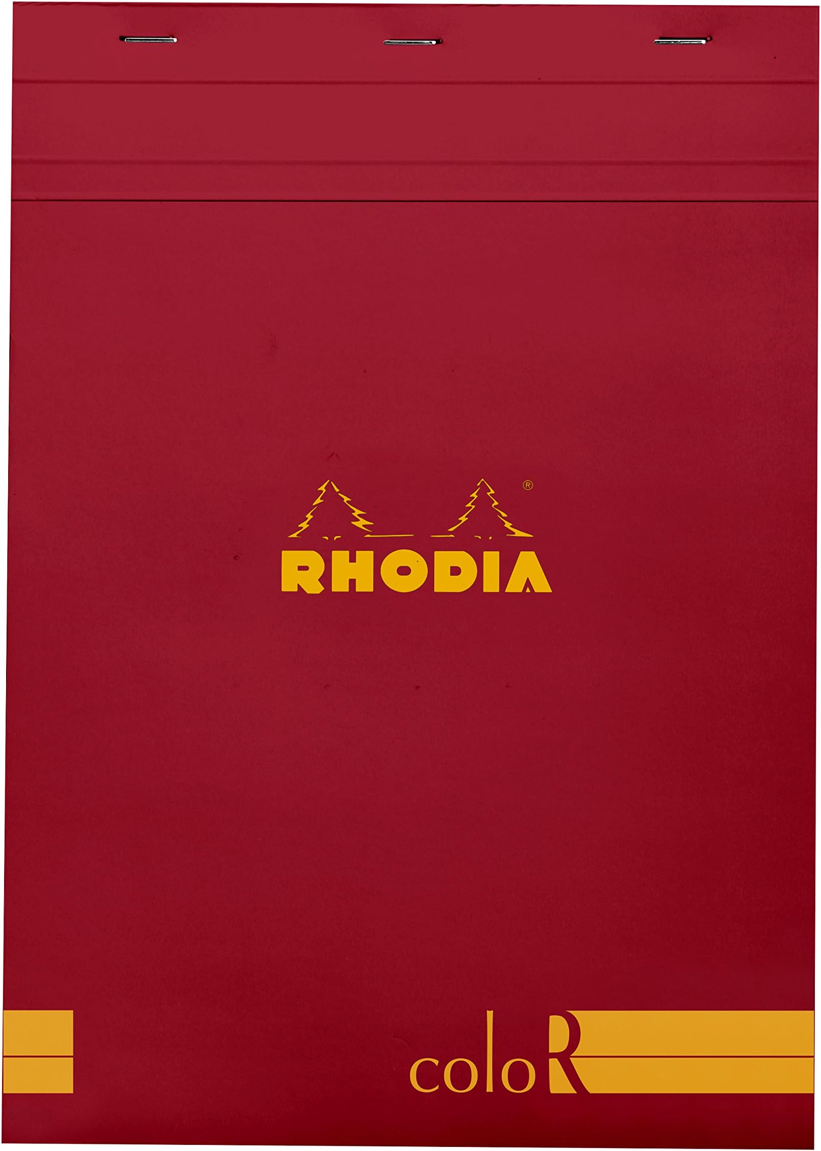Rhodia 'coloR' Notepad, No18 A4, Lined - Poppy