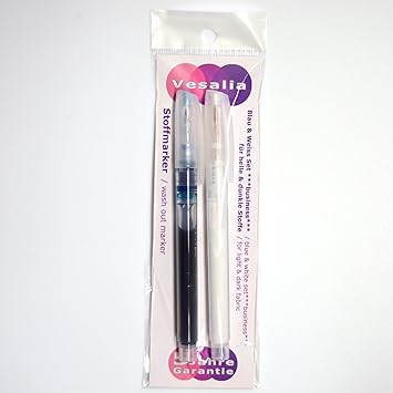 2er Set Stoffmarker ***business*** Blau & Weiss