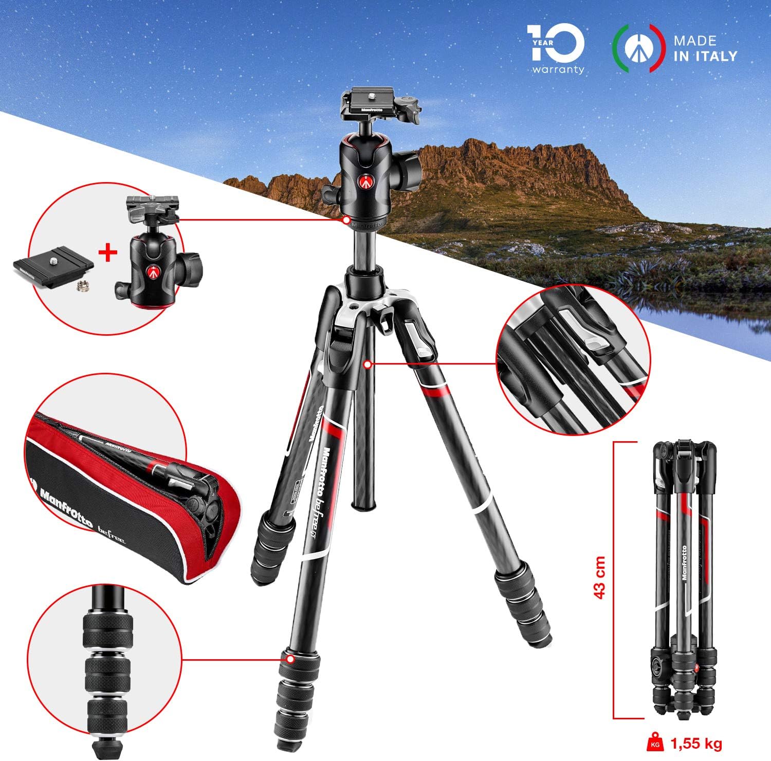 treppiede a sezione con colonne orizzontali